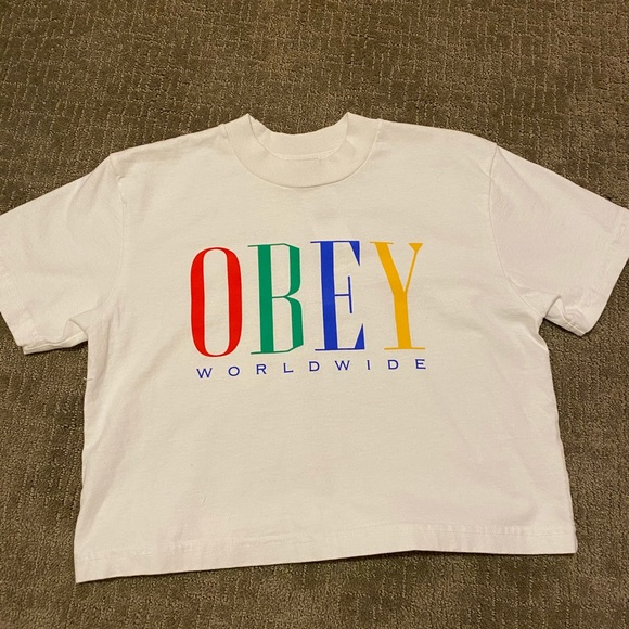 Obey Tops - Obey crop top